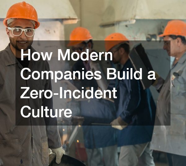 How Modern Companies Build a Zero-Incident Culture